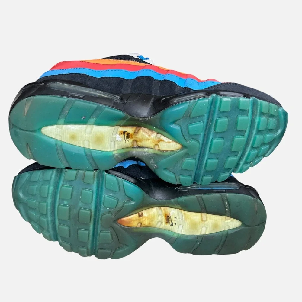 Nike Air Max 95 Mens Size 9.5 Colorblock Multi Y2K Sneakers Streetwear
